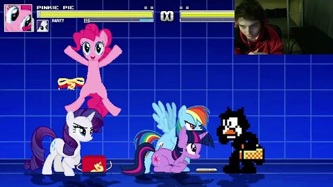 My Little Pony Characters (Twilight Sparkle And Rainbow Dash) VS Felix The Cat In An Epic Battle