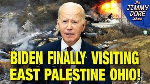 Biden FINALLY Visiting Ohio Train Wreck City!