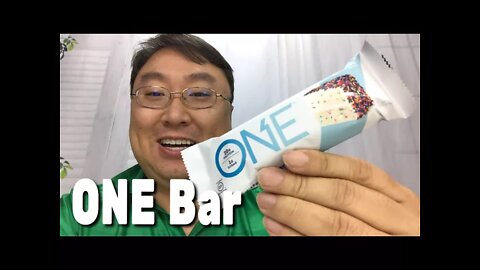 Birthday Cake flavored ONE Protein Bar by ONE Brands Taste Test