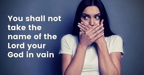 Taking The Lord's Name In Vain? How To stop Others From Doinf It In Front Of You.