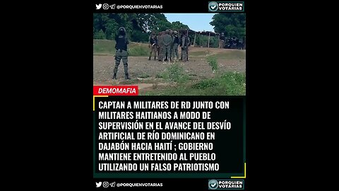 ⚡️CAPTAN A MILITARES DE RD JUNTO CON MILITARES HAITIANOS