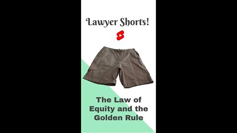 Equity and the Golden Rule #shorts