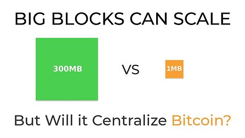 Big Blocks Can Scale | But Will It Centralize Bitcoin?