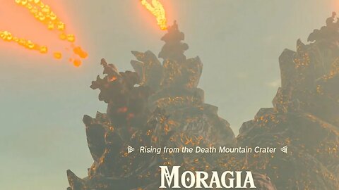 Defeating Moragia (Rising from the Death Mountain Crater) - Zelda: Tears of the Kingdom