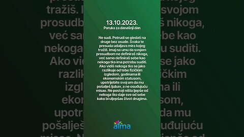 ATMA Poruka za današnji dan 13.10.2023. #inspiracija #porukadana #mudrost #motivacija