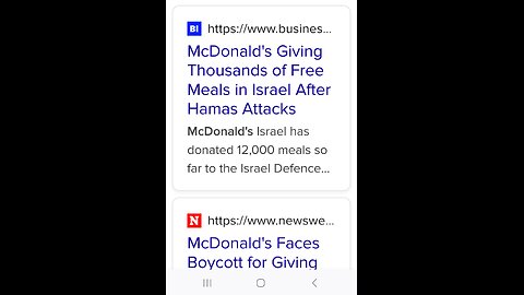 McDonald's supports IDF