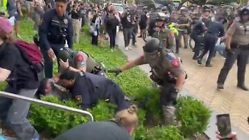 Texas DPS Shows Up At A Pro-Hamas 'Encampment,' And Beautiful Chaos Follows