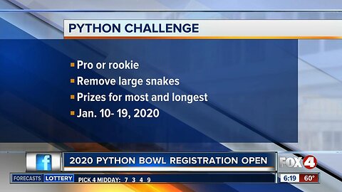 2020 Python Bowl registration open