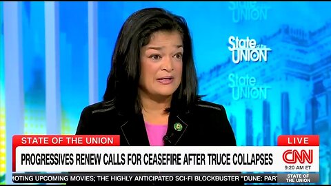 Rep Jayapal Plays Dumb On Hamas Violating Ceasefire