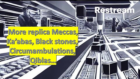 Islam making Replicas: Meccas, Ka'abas, Hajjs, Black Stones...