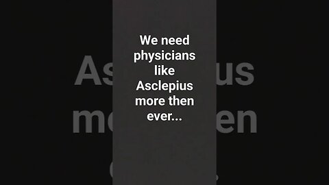 We don't need more mental institutions with doctors that act like Narcissus...