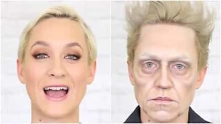 Truccatrice si trasforma in Christopher Walken