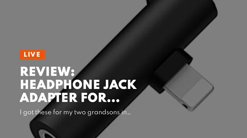 Review: Headphone Jack Adapter for iphone677plus88plusXXS,Earphone Splitter for iPhone Do...