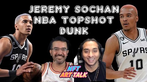 Jeremy Sochan NBA Topshot Dunk Spurs Rookie