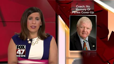 Former MSU field hockey coach says she has no memory of Perles cover-up