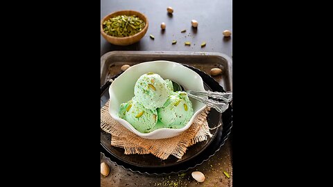 How create PISTACHIO ICE CREAM at home