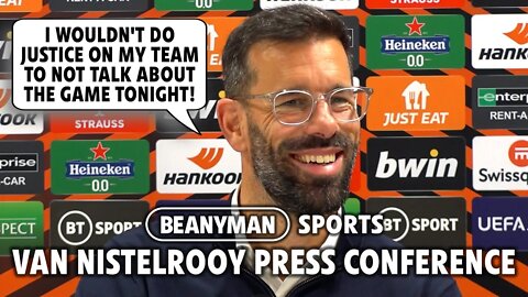 Ruud van Nistelrooy REFUSES to speak about Cristiano Ronaldo leaving game early | Arsenal 1-0 PSV