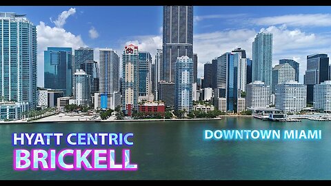 Inside Brickell MIAMI Hotel - Hyatt Centric 4K TOUR!