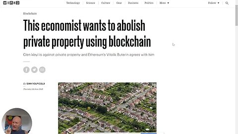 Vitalik Buterin, wants you taxed out of your private property