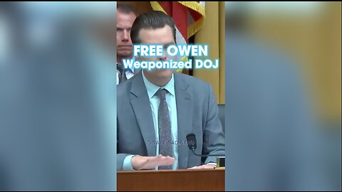 Matt Gaetz: People Like Owen Shroyer Aren't Criminals - 11/11/23