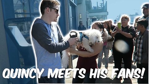 QUINCY MEETS HIS FANS!