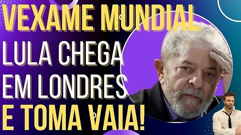 Mais um vexame: Lula é escrachado por multidão em Londres!