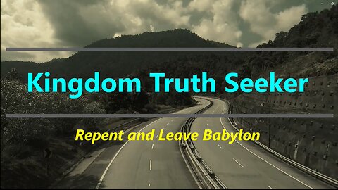 Repent and Leave Babylon