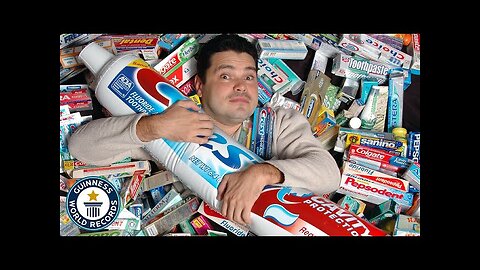 This Dentist Collects Toothpaste Tubes - Guinness World Records