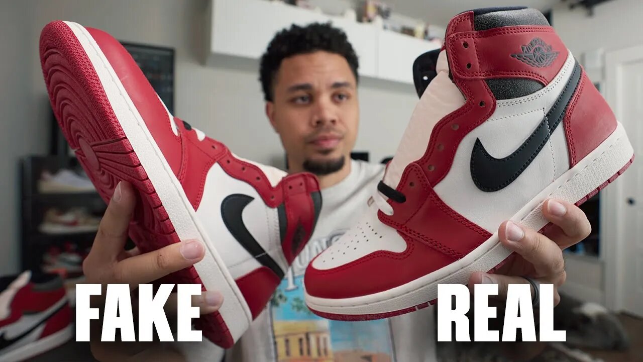 Don t Get Duped How To Spot A Fake Chicago Jordan 1 Lost And Found