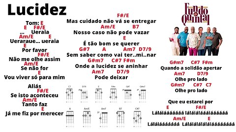 #pagode #cavaquinho #cifrassimplificadas Lucidez Fundo de Quintal