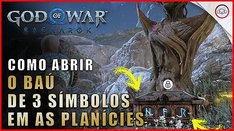 God of war Ragnarok, Como abrir o baú de 3 símbolos em As Planícies | Super dica