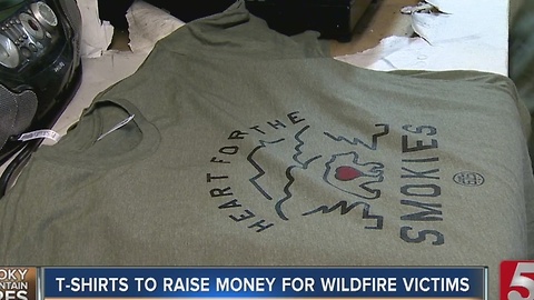 Project 615 'Heart Of The Smokies' Shirt Raises Thousands For Sevier Co.