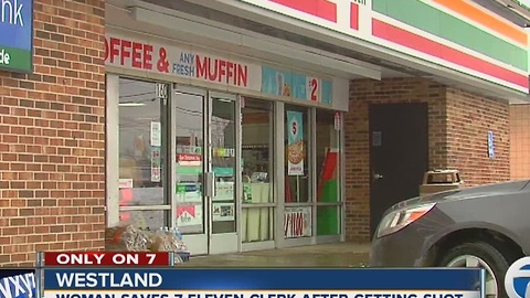 Only on 7: Woman saves 7-Eleven clerk after shooting at store