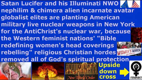 NWO is planting American military live nuclear weapons in New York city for AntiChrist's terrorism