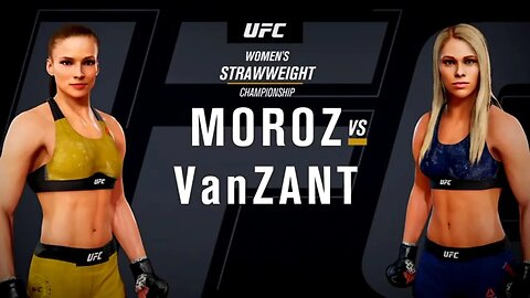 EA Sports UFC 3 Gameplay Paige VanZant vs Maryna Moroz