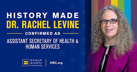 Dr. Rachel Levine makes history!