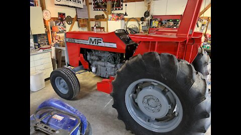 1976 Massey Ferguson 265, Ruthie Red Rebuild