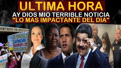 🔴SUCEDIO HOY! URGENTE HACE UNAS HORAS! MIRALO ANTES QUE LO BORREN - NOTICIAS VENEZUELA HOY