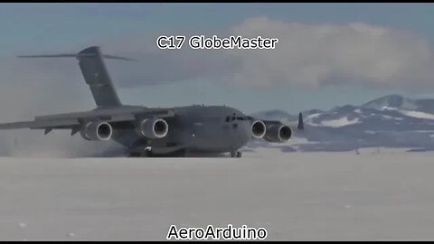 Massive #C17 Moves On Hot Desert And Icy South Pole #Aviation #Fly #AeroArduino