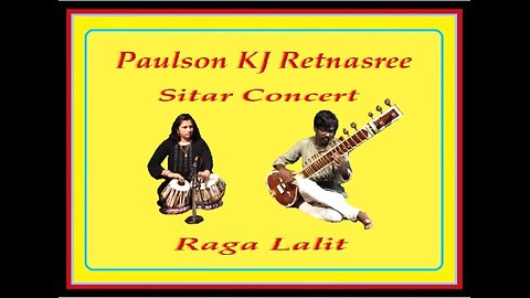 PAULSON KJ RETNASREE---SITAR CONCERT