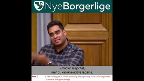 Sikandar Siddique viser igen sine hadefulde holdninger mod uskyldige hvide danskere!