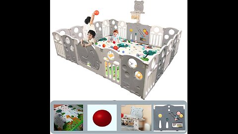 Foldable Playpen for Babies Kids Play Yard, Kids Gadget