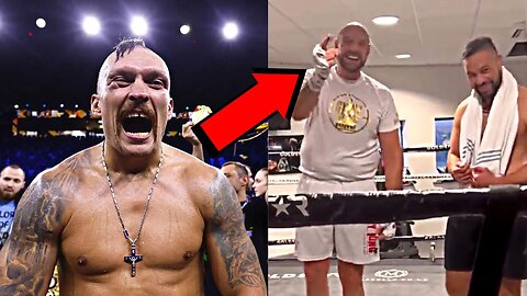 Tyson Fury's BRUTAL MESSAGE Towards Oleksandr Usyk After His First Training Session