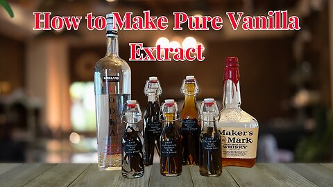 The Secret to Richer Flavors: Homemade Vanilla Extract (PURE)