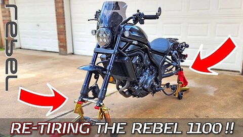 Re-tiring the Rebel 1100 // Metzeler Cruisetec Tires