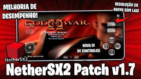 NETHERSX2 COM PATCH 1.7! NOVA ATUALIZAÇÃO! | MELHORIA NO DESEMPENHO! | JOGOS DE PS2 NO SEU ANDROID!