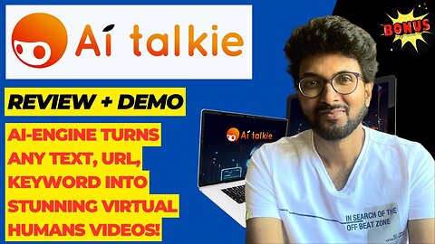 Ai Talkie Review + Demo – AI-Engine Turns Any Text, URL, Keyword Into Stunning Virtual Human Videos!