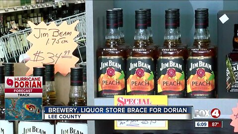 Brewery, liquior stores brace for Hurricane Dorian