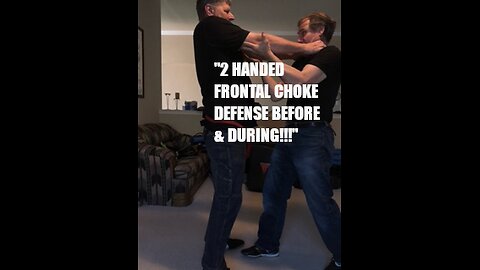 2 HANDED FRONTAL CHOKE DEFENSE THE JKD WAY & NOT!!!