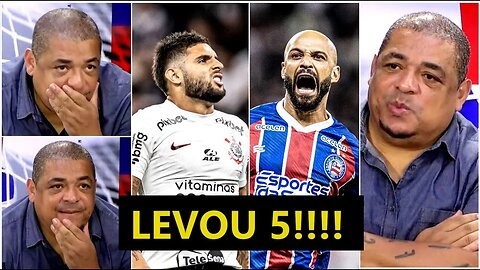 VAMOS RIR? OLHA as REAÇÕES de Vampeta a Corinthians 1 x 5 Bahia! | REACT HILÁRIO DO VEXAME!